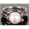 Image 5 : WHITE PEARL STERLING SILVER MATCHING LADIES SET
