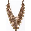 Image 1 : MIRIAM HASKELL 9K GOLD PLATED BEADED NECKLACE
