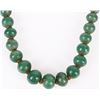 Image 1 : POLISHED ROUND NEPHRITE UNISEX NECKLACE