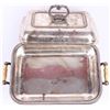 Image 3 : ANTIQUE SILVER PLATED DINNER TRAY SET