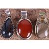 Image 1 : SOUTHWEST STERLING SILVER STONE LADIES PENDANTS