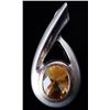 Image 1 : 2.0CT YELLOW CITRINE HYPER-MODERN LADIES PENDANT