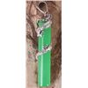 Image 1 : GREEN JADE STERLING SILVER DRAGON PENDANT