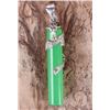 Image 2 : GREEN JADE STERLING SILVER DRAGON PENDANT