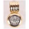 Image 1 : 14K YELLOW GOLD ESTATE DIAMOND SLIDE PENDANT