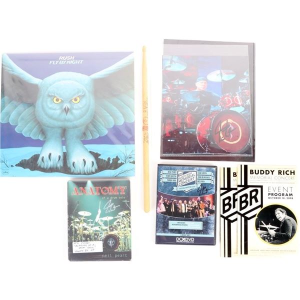 NEIL PEART RUSH  AUTOGRAPHS & MEMORABILIA