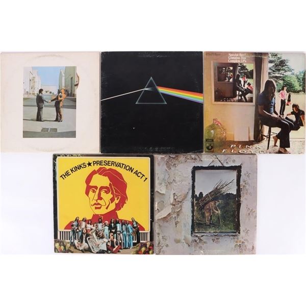 PINK FLOYD VARIOUS VINYL RECORDS LOT OF 4