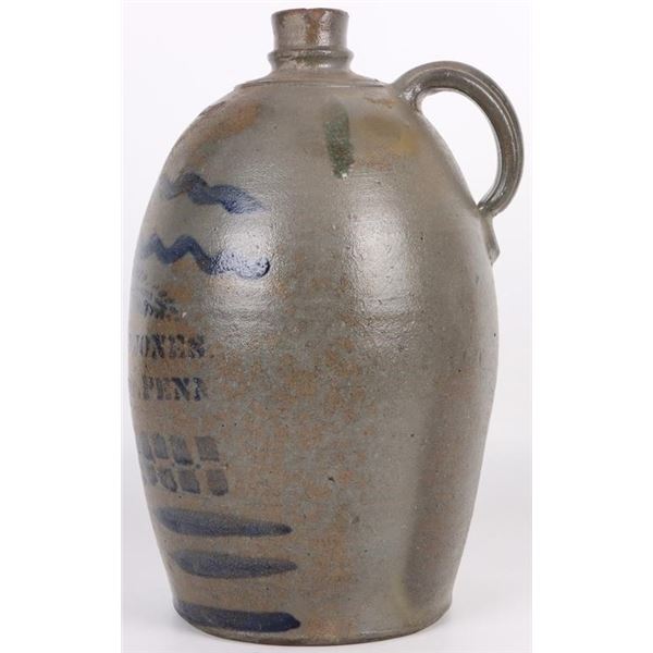 HAMILTON & JONES 2 GALLON STONEWARE JUG