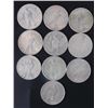 Image 2 : 90% SILVER LIBERTY PEACE DOLLARS - (10)