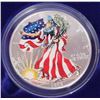 Image 2 : FINE SILVER 1999 COLORIZED 1OZ AMERICAN EAGLE -(5)
