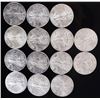 Image 2 : AMERICAN SILVER EAGLE 1 TROY OZ LOT OF 14