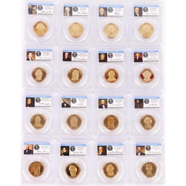 LIMITED #1-16 PRESIDENTIAL $1 PR-69 DCAM COINS
