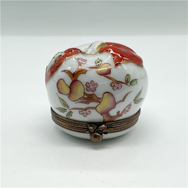 Chamart Limoges Hand-Painted Porcelain Trinket Box