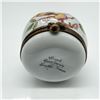 Image 4 : Chamart Limoges Hand-Painted Porcelain Trinket Box