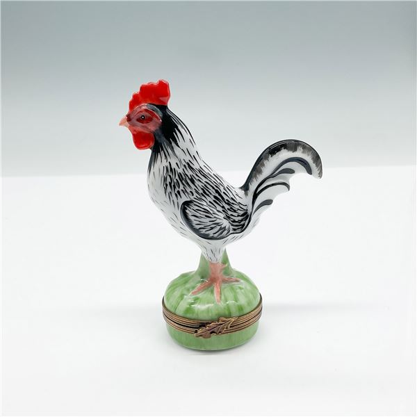 Chamart Limoges Rooster Hinged Box, Destieux
