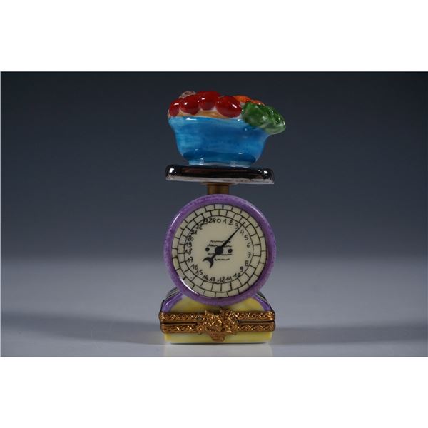 Chateau Limoges Treasure Box, Kitchen Scale