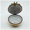 Image 2 : Decor Ceram Limoges Trinket Box, Ice Cream Sundae w/Fruit