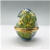 Image 2 : Elliot Hall Enamel Swan Egg Shaped Box