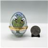 Image 5 : Elliot Hall Enamel Swan Egg Shaped Box