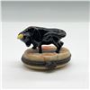 Image 1 : Limoges France Hand-Painted Porcelain Hinged Box, Bull
