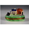 Image 2 : Puy de Dome Limoges France Figurine Box, Train Scene