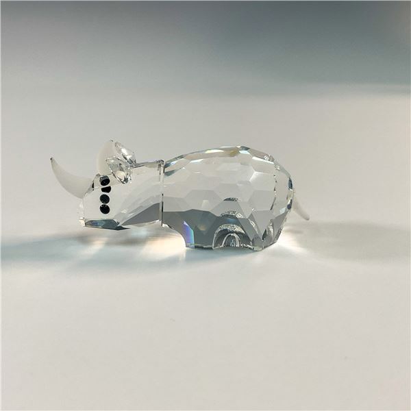 Swarovski Crystal Figurine, Rhino