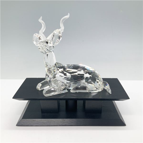 Swarovski Crystal Figurine, Kudu w/ Base & Box