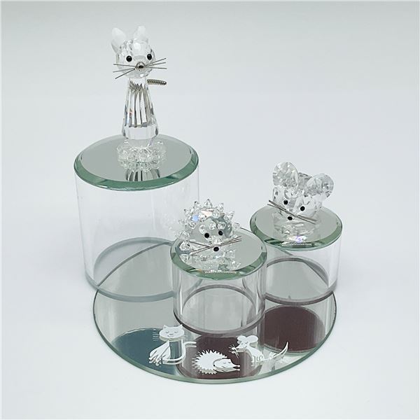 3pc Swarovski Crystal Starter Set Animal Figurines, 187512