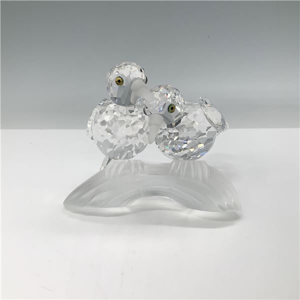 Swarovski Crystal Figurine, 1989 SCS Turtledoves Amour