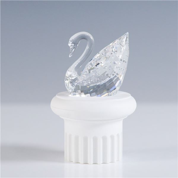 Swarovski Silver Crystal 100 Years Swan Figurine