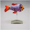 Image 2 : Swarovski Camaret Fuchsia Rain Paradise Fish Figurine with Original Box