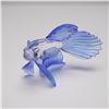 Image 1 : Swarovski Crystal Siamese Fighting Fish Blue Figurine with Original Box