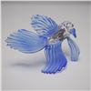 Image 2 : Swarovski Crystal Siamese Fighting Fish Blue Figurine with Original Box
