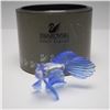 Image 4 : Swarovski Crystal Siamese Fighting Fish Blue Figurine with Original Box