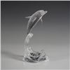 Image 1 : Swarovski Maxi Dolphin on Wave Base Crystal Figurine