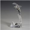 Image 2 : Swarovski Maxi Dolphin on Wave Base Crystal Figurine