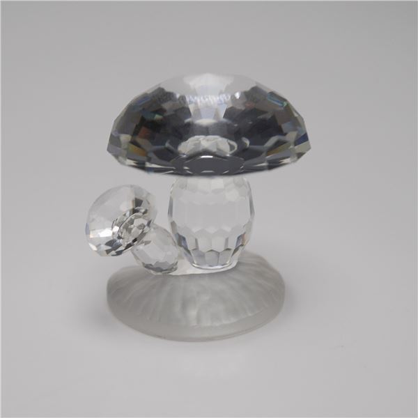 Swarovski Crystal Figurine, Mushrooms