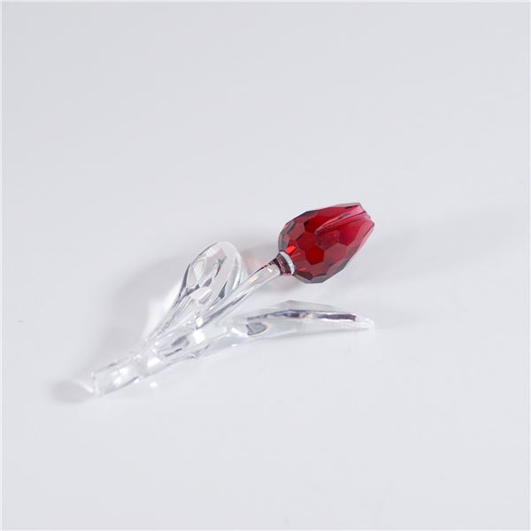 Swarovski Crystal Figurine, Renewal Gift Red Tulip