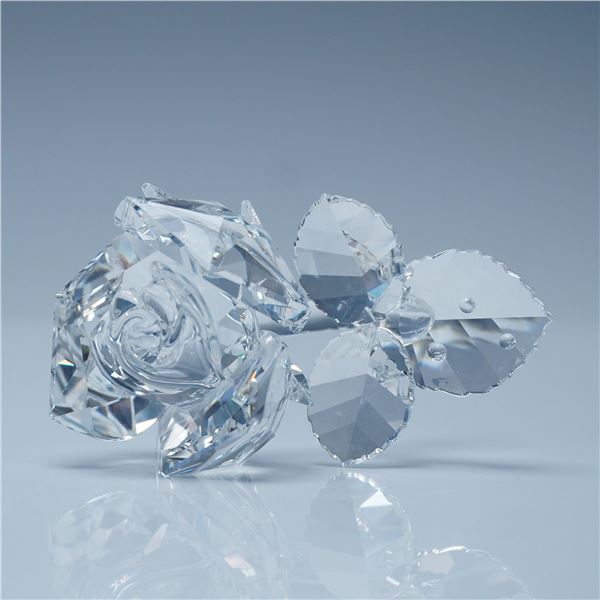 Swarovski Silver Crystal Rose Figurine