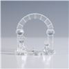 Image 1 : Swarovski Crystal Figurine Set, Nativity Scene Arch & Holy Family