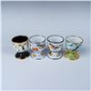 Image 2 : 4pc Moorcroft Enamel Bird Egg Cups