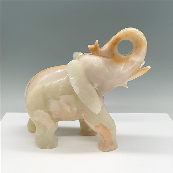Onyx Carved Elephant Figurine