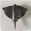 Image 4 : Fossil Stone Stingray Figurine, Artist Signed
