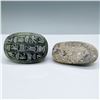 Image 3 : 2pc Egyptian Style Scarab Stone Carvings