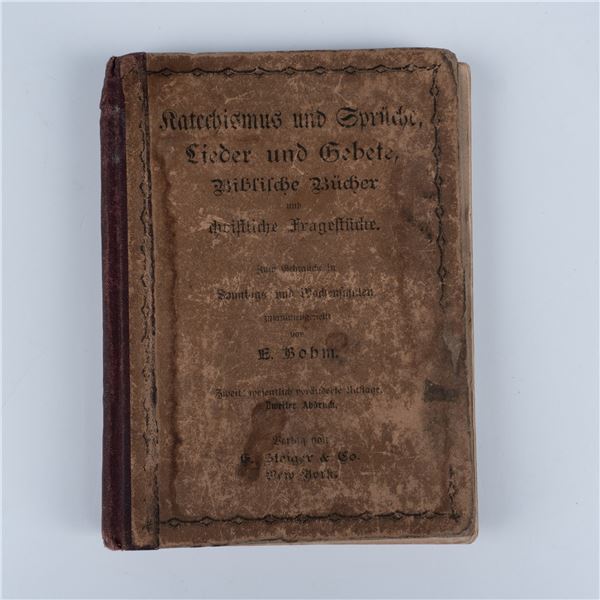 Antique Catechism & amp; Sayings, Songs & Prayers German Book