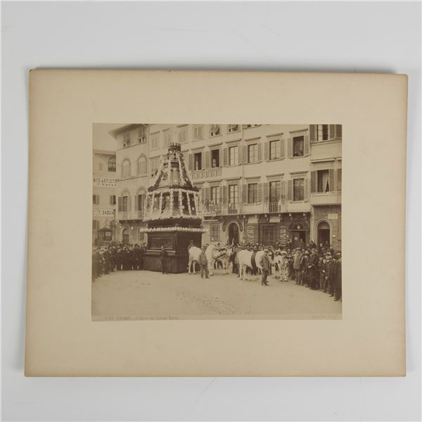 Edizioni Brogi, Original Albumen Photograph, Holy Saturday