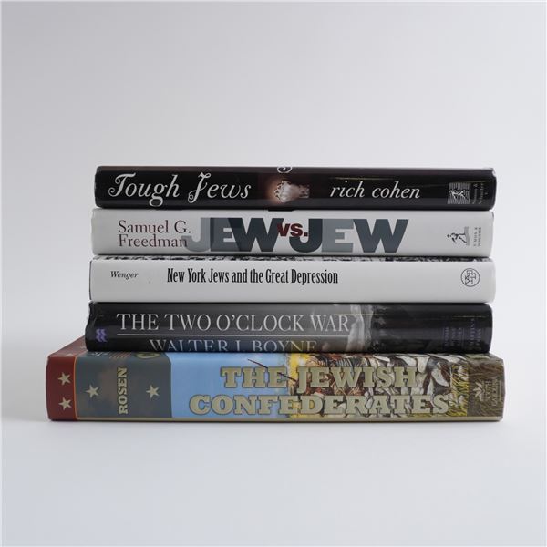 5pc Books on Jewish History and Culture