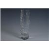 Image 2 : Dresden Crystal Cut Glass Vase, Floral Design