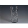 Image 3 : Dresden Crystal Cut Glass Vase, Floral Design