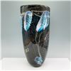 Image 3 : Hand-Blown Venetian Art Glass Vase, Multicolor Floral